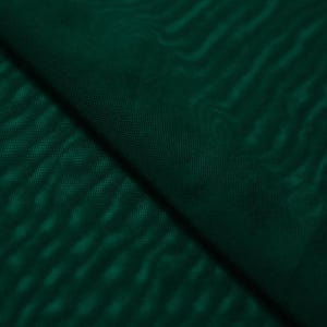 Hunter Green Power Mesh Nylon Spandex Apparel Fabric - Sold By The Yard - 60&quot;