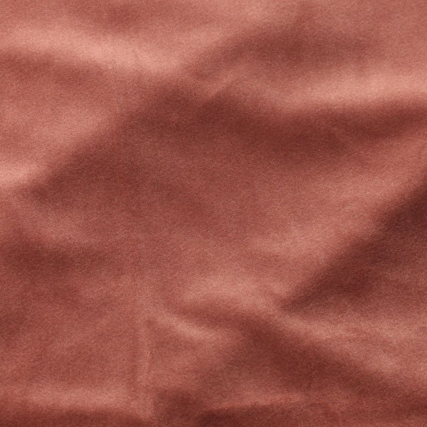 Rose Gold Camden Velvet Polyester Bekleding Draperie Home Decor Stof - Verkocht op maat gesneden - 60"