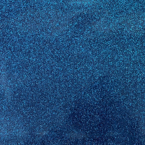 Royal Blue Sparkle Glitter Vinyl Upholstery Crafting Fabric - Sold By The Yard - 54"