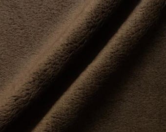 Brown Smooth Minky Cuddle Faux Fur Fabric - Sold By The Yard - 60"