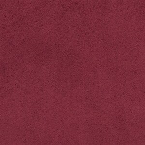 Mulberry Red Unisuede Microfiber Upholstery Drapery Fabric - Sold By The Yard - 55&quot;