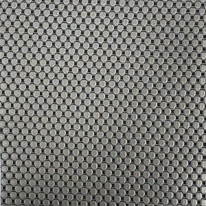 Silver Honeycomb Embossed Marine Upholstery Crafting Vinyl Fabric - Sold By The Yard