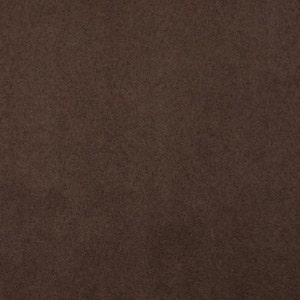 Chocolate Brown Polyester micro faux suede upholstery fabric by the yard 60" Wide