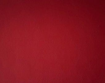 Red Faux Leather Vinyl Fabric – Automotive, Commercial Upholstery (54" Wide)