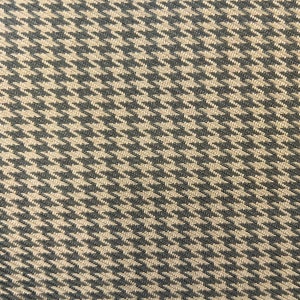 Charcoal Gray Acrylic Houndstooth Upholstery Fabric - Sold By The Yard - 54&quot;