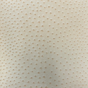 Beige Saratoga Ostrich Faux Leather Upholstery Crafting Vinyl Fabric - Sold By The Yard - 54&quot;
