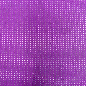 Purple Iridescent AB Rhinestone Apparel Swim Suit Dance Spandex Fabric - Sold By The Yard