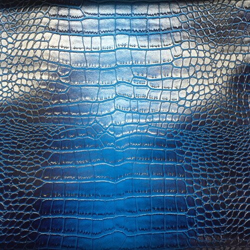Lilac Purple Two Tone Embossed Crocodile Vinyl Fabric Sold Etsy