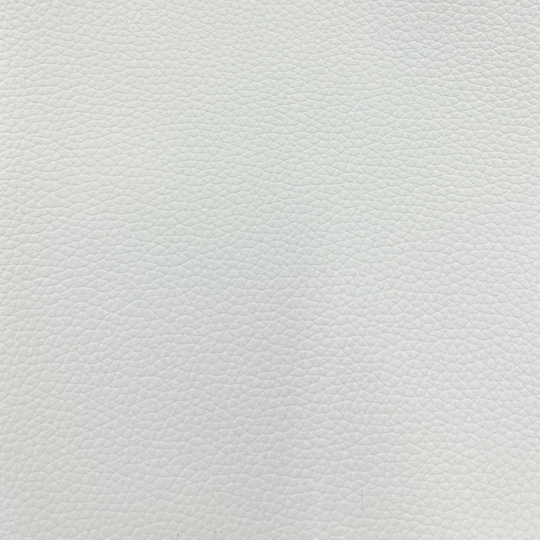 White Pebble Grain Textured Faux Leather Upholstery Crafting Vinyl