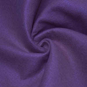 Purple Solid Acrylic Costume Apparel Crafting Felt Fabric - Sold By The Yard - 72&quot;