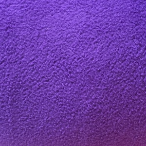 Dark Purple Solid Polar Fleece Anti-Pill Lining Apparel Fabric - Sold By The Yard - 60&quot;
