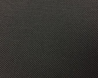 Black Marine PVC Vinyl Canvas Waterproof Fabric - Sold By The Yard