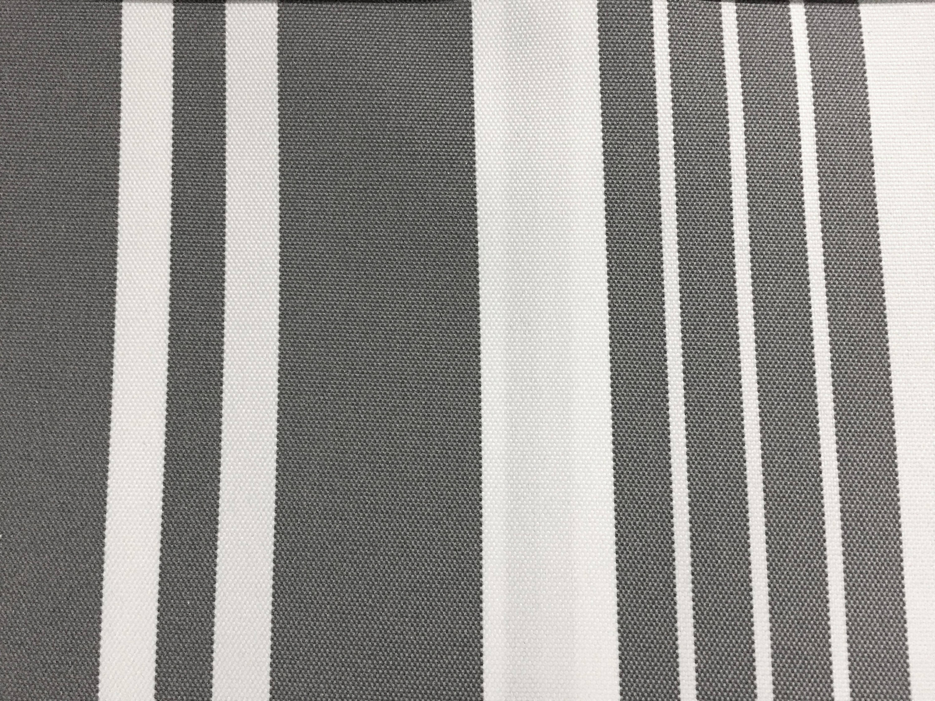 Gray White Multi Striped Oak 100 Waterproof Outdoor Canvas Etsy