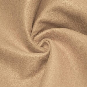 Taupe Solid Acrylic Costume Apparel Crafting Felt Fabric - Sold By The Yard - 72&quot;