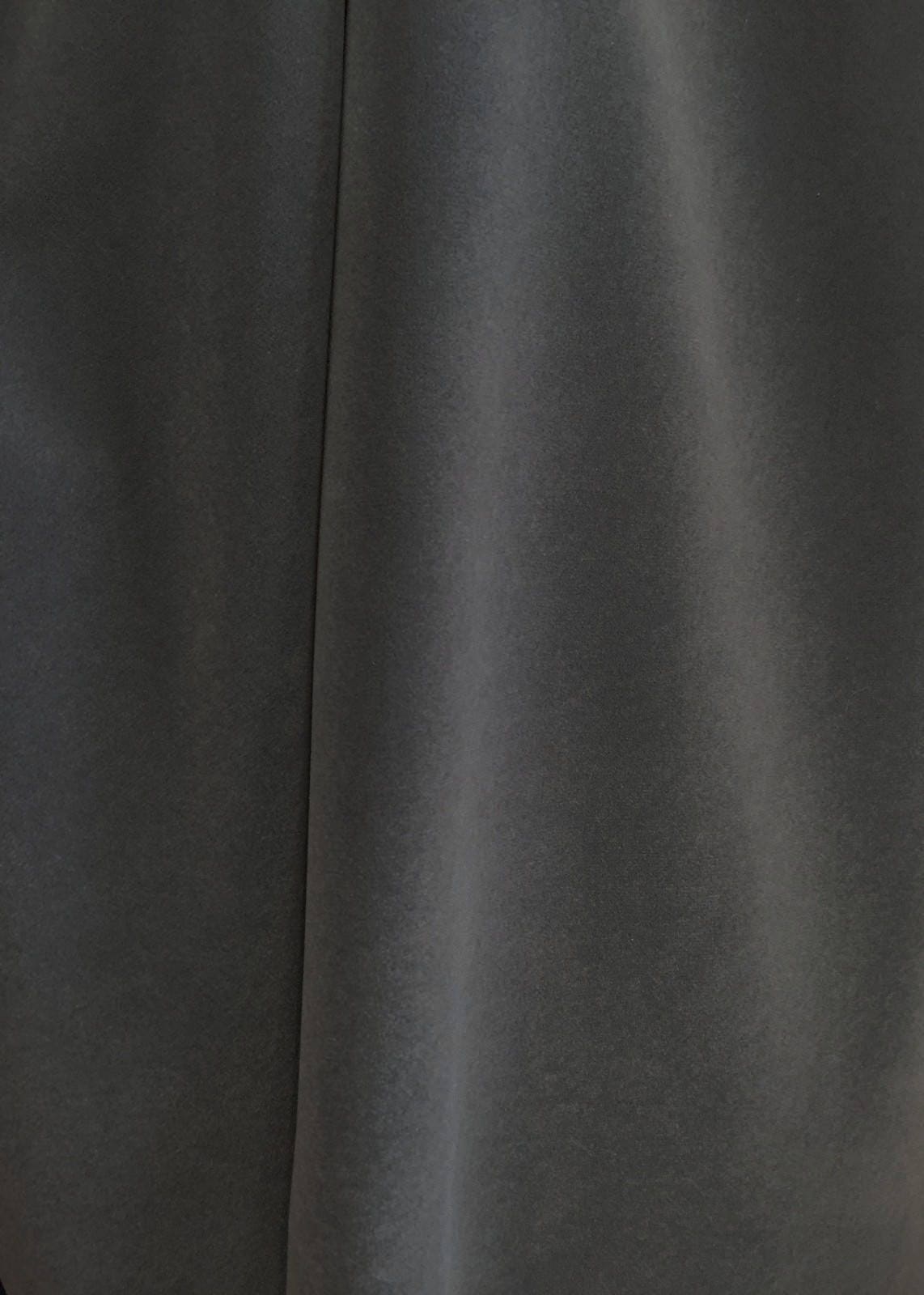 Charcoal Gray Velvet Flocking Solid Upholstery Fabric / - Etsy