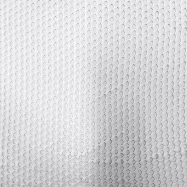 White Crochet Fishnet Netting Spandex Apparel Costume Fabric - Sold By The Yard - 52"