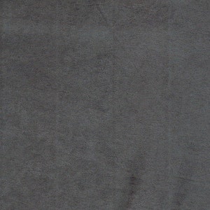 Charcoal Polyester micro faux suede upholstery fabric by the yard 60" Wide