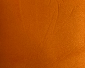 Orange Luxury Stretch Suede Foam Backed Headliner Automotive Upholstery Fabric - Sold By The Yard - 58"