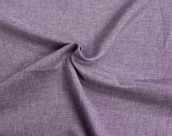 Lavender Purple Faux Burlap Fabric – Vintage Style Home Decor, 58" Wide