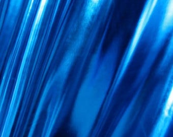 Royal Blue Metallic All Over Foil Apparel Dance Spandex Fabric BTY 60 - Etsy