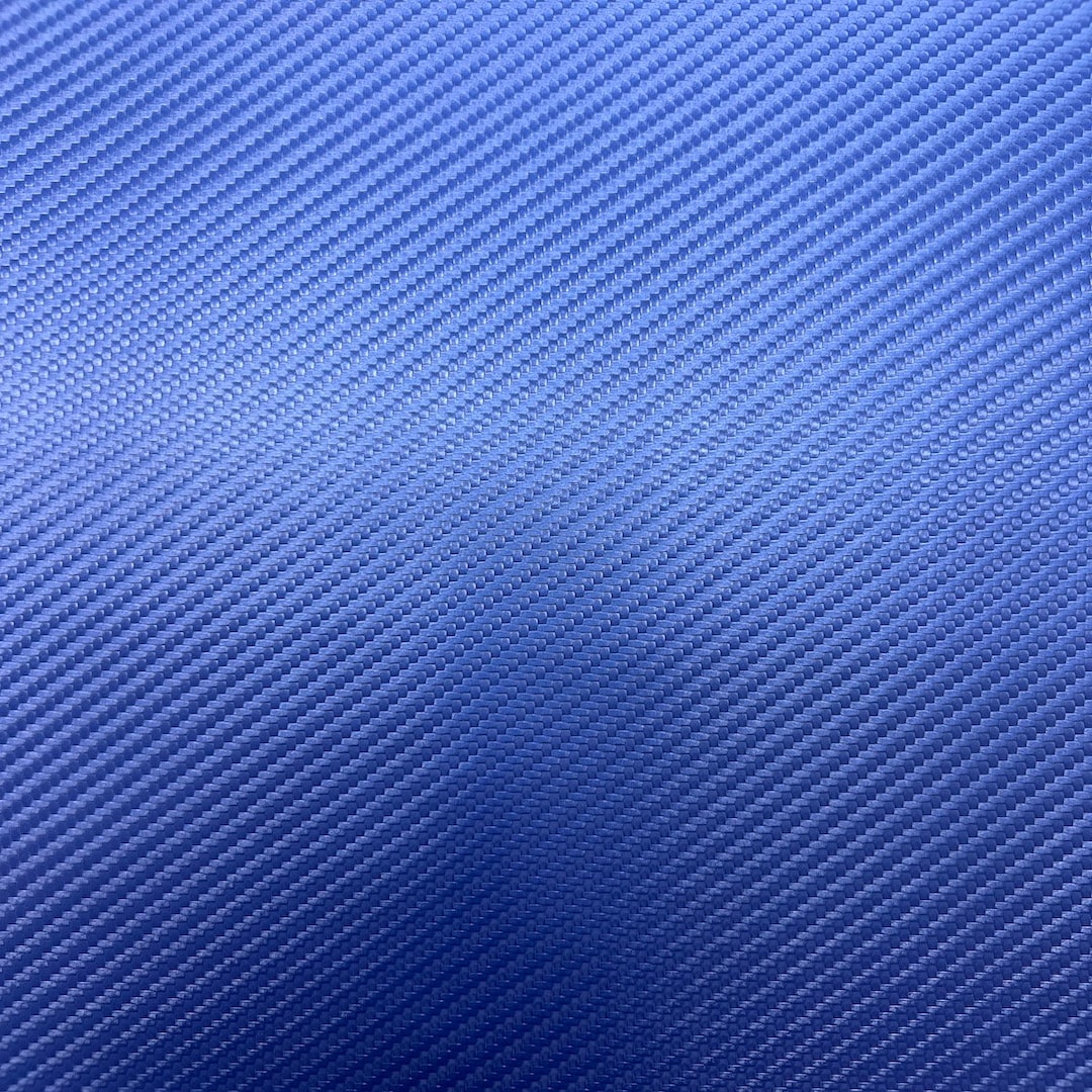 Royal Blue Carbon Fiber Marine Vinyl Upholstery Crafting Fabric Sold by