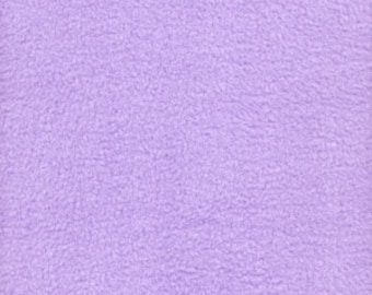 Lavender Solid Polar Fleece Anti-Pill Lining Apparel Fabric - Sold By The Yard - 60"
