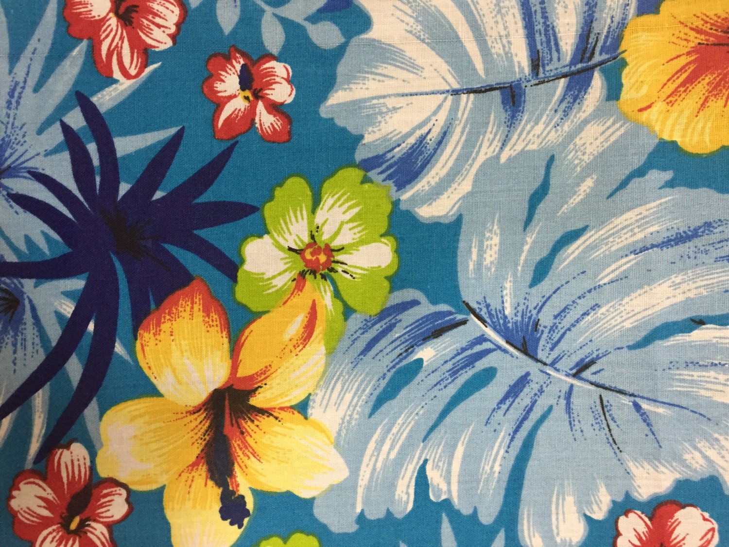 floral hawaiian print