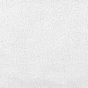 White Solid Polar Fleece Anti-Pill Lining Apparel Fabric - Sold By The Yard - 60&quot;