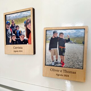 CustomGiftsNow – Cornice In Legno Naturale Con Scritta 'I'm Your Favorite Child' 13x18 Cm