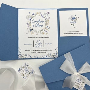 Wedding invitations SUGAR model - Sugar paper - Wedding theme Flowers - Wedding invitation music Flower