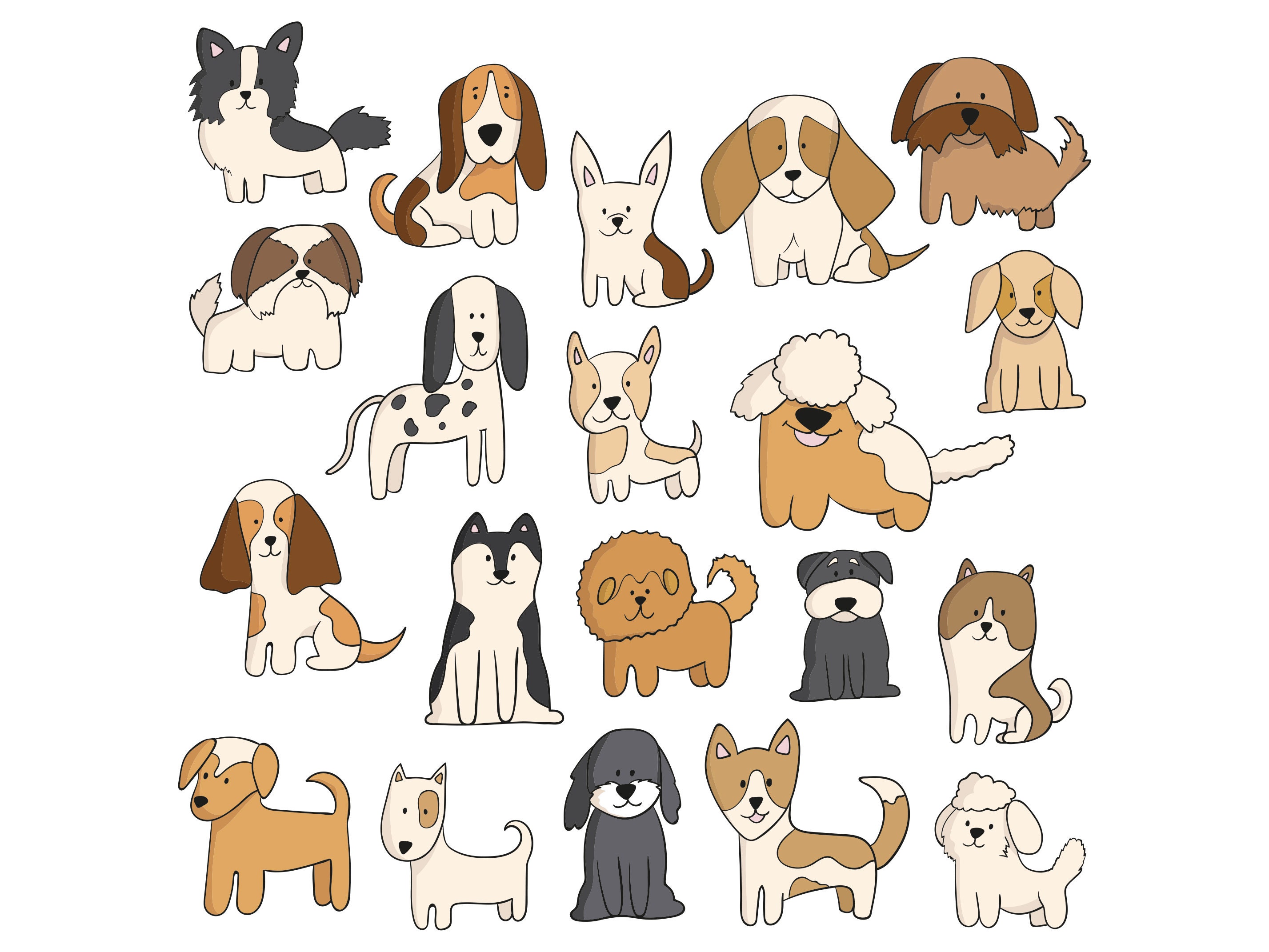 Kids Temporary Tattoos DOGS Dog Animal Tattoos Kids Party Etsy