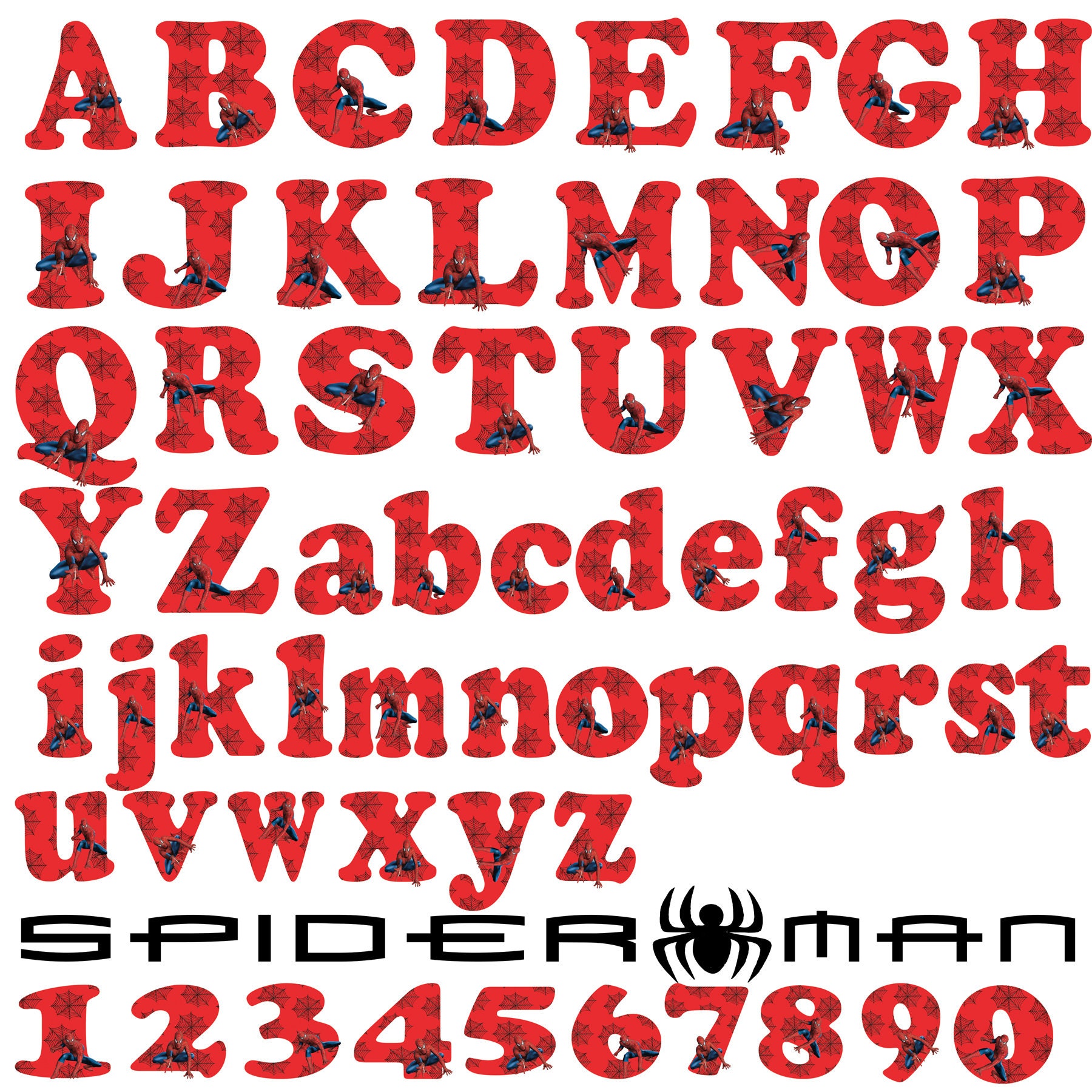Free Printable Superhero Alphabet Letters Spiderman B vrogue.co