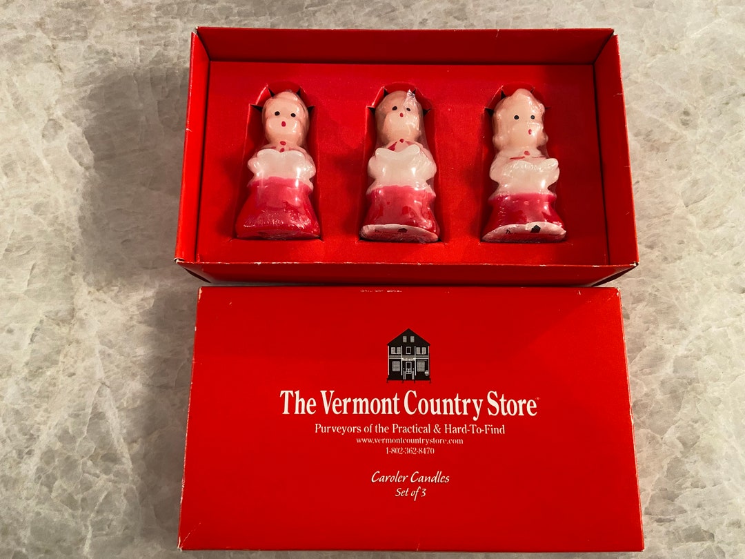 Vintage Christmas Caroler Candles Etsy