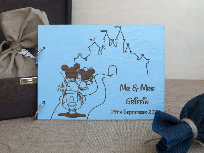 Disney Guest Book / Mickey and Minnie Guest Book / Mickey and Etsy