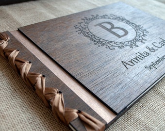 wooden photo album / wood guest book / rustic wedding guest book / wedding photo album / wooden guest book / photo book / wooden guestbook