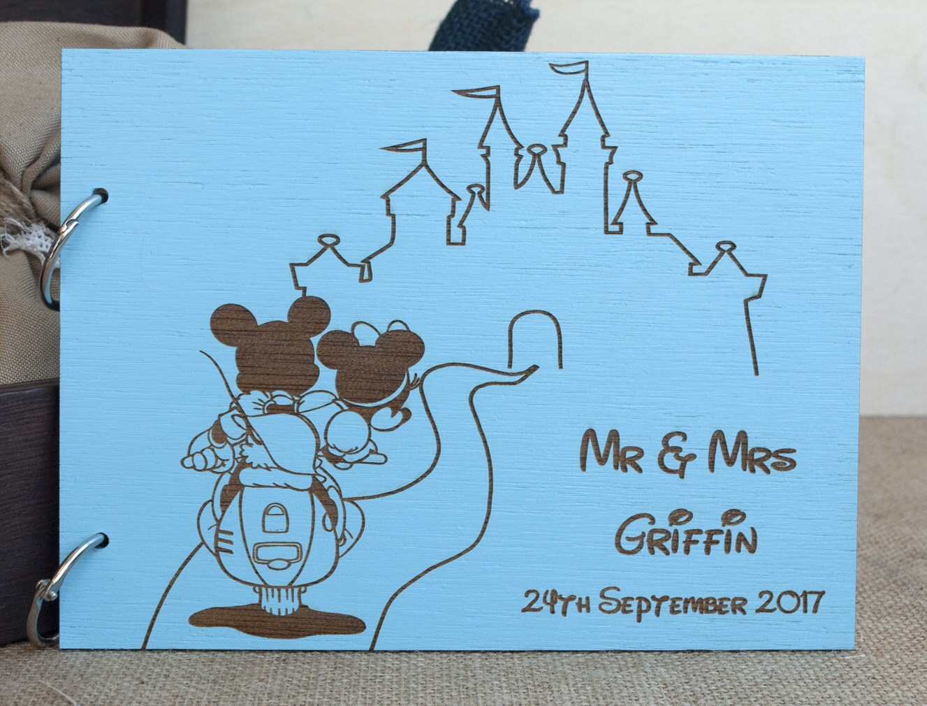 Disney Guest Book / Mickey and Minnie Guest Book / Mickey and Etsy