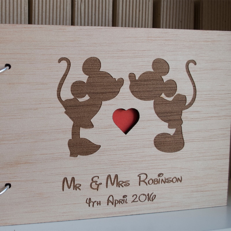 Mickey Guest Book - Etsy