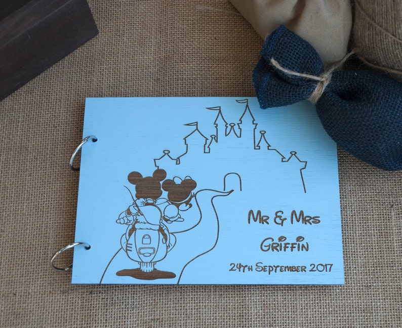 Disney Guest Book / Mickey and Minnie Guest Book / Mickey and Etsy