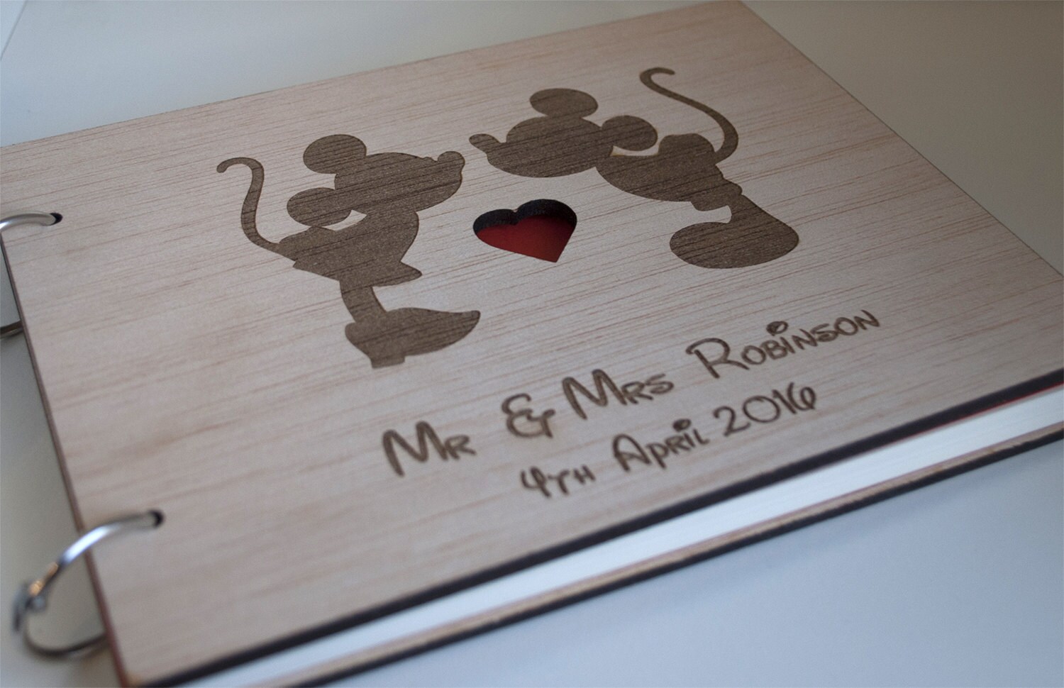 Disney Guest Book / Mickey and Minnie Guest Book / Mickey and Etsy