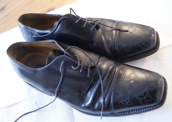 Vintage Louis Vuitton Classic Shoes Size 8 1/2 Black Leather -  UK