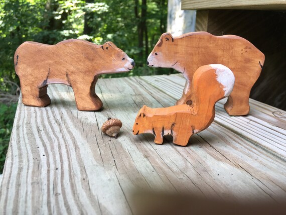 squirrel wooden toys