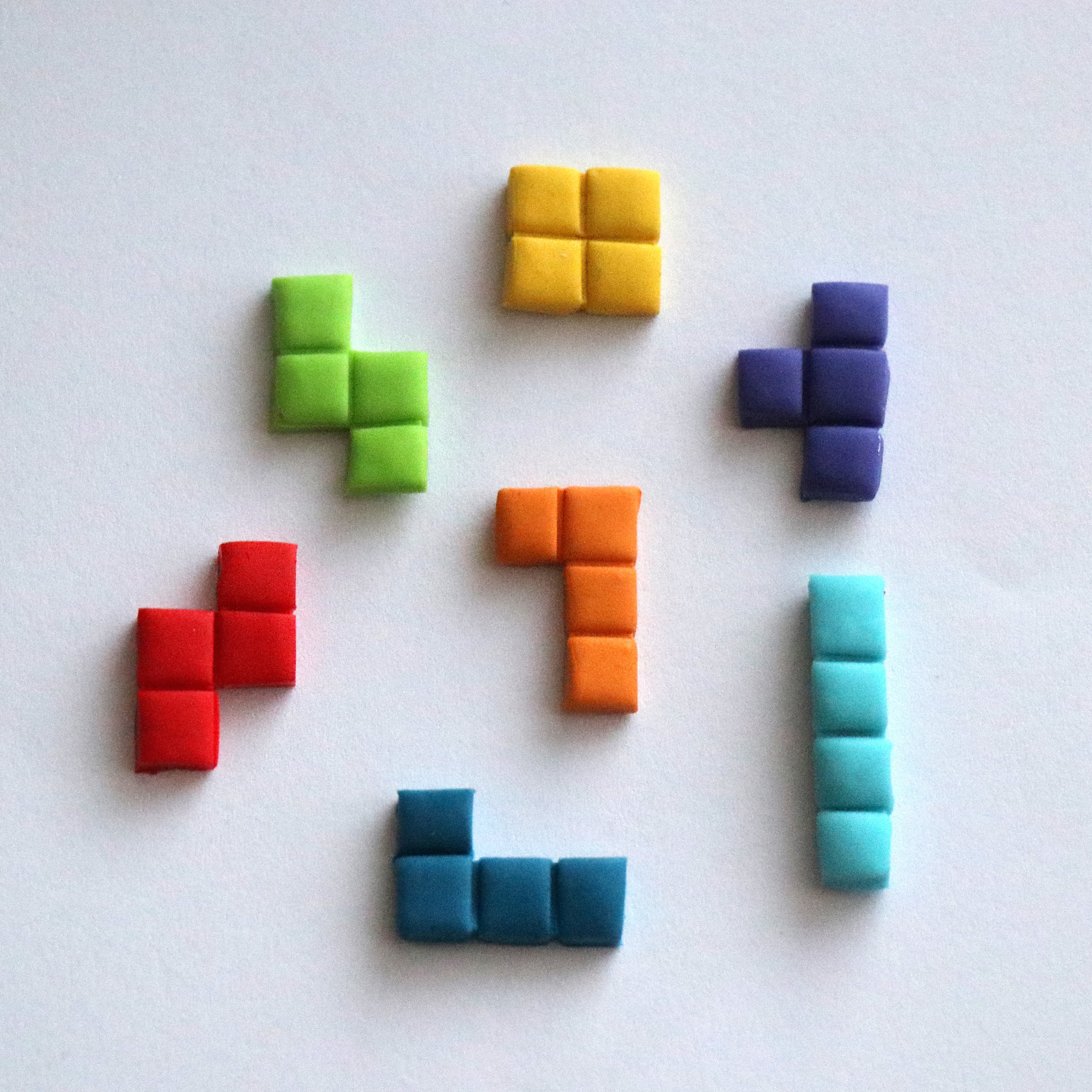 Тетрис 7. Tetris pieces. набор из нескольких для тетриса.