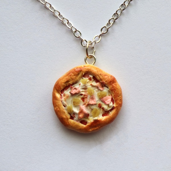 Ham and Pineapple Pizza Necklace