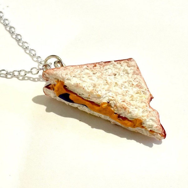 Peanut Butter and Grape Jelly Sandwich Charm