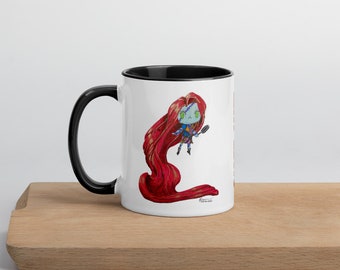 Taza Rapun-Sally con color en su interior