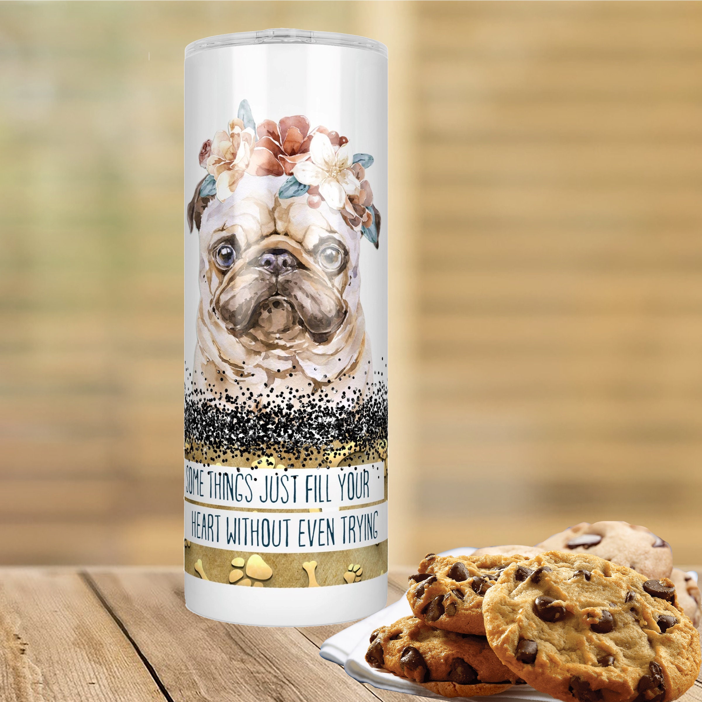 Pug Tumbler Pug Tumbler