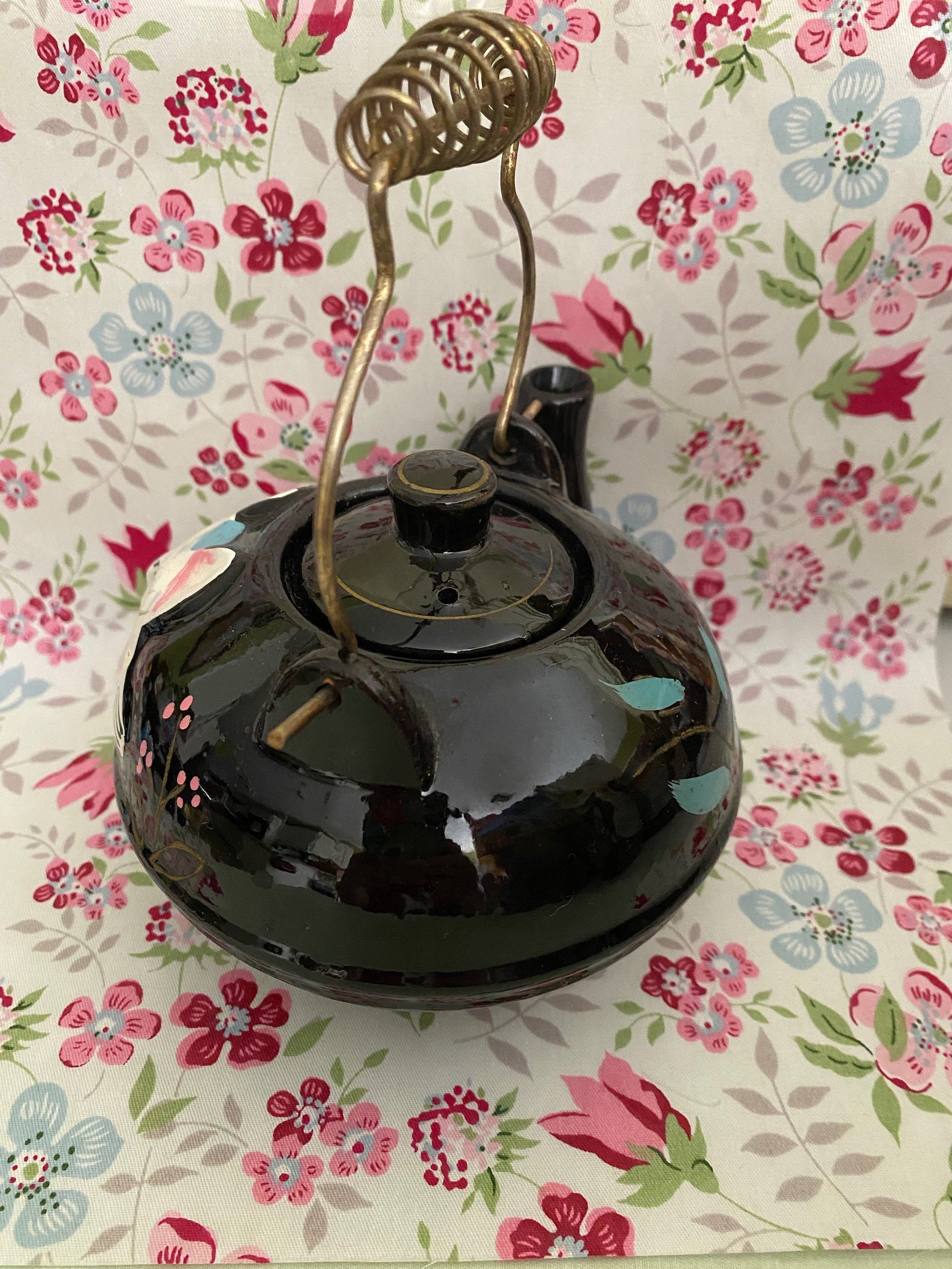Vintage Cat Tea Kettle, Hand Painted, Made in Japan, Rare Find, Mid ...