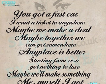 tracy chapman the promise lyrics