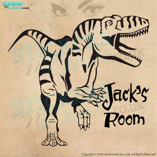 T Rex Dinosaur Silhouette Vinyl Wall Art Decals Decal vrogue.co