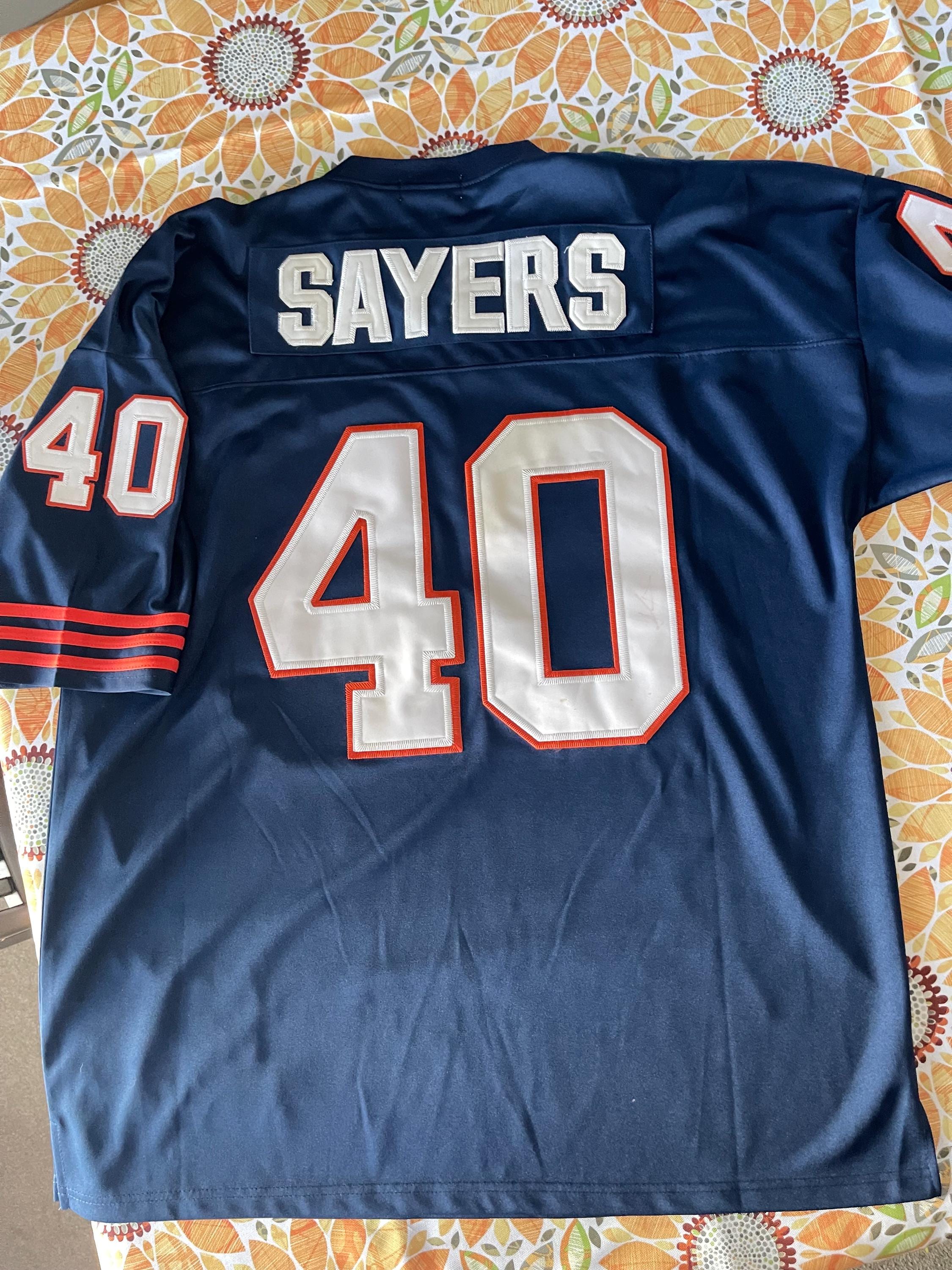 MITCHELL & NESS シカゴベアーズ SAYERS シャツ 3XL Mitchell and Ness Chicago Bears Gale Sayers #40 Throwback Jersey